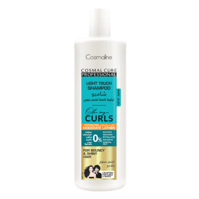 Sampon Profesional Cosmaline, Oh My Curls Light Touch Moderate Lather, 500 ml - Par Cret foto