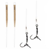 Montura Fluorocarbon ZFISH Ronnie Rig, 25lbs, Nr.8, 2buc/pac