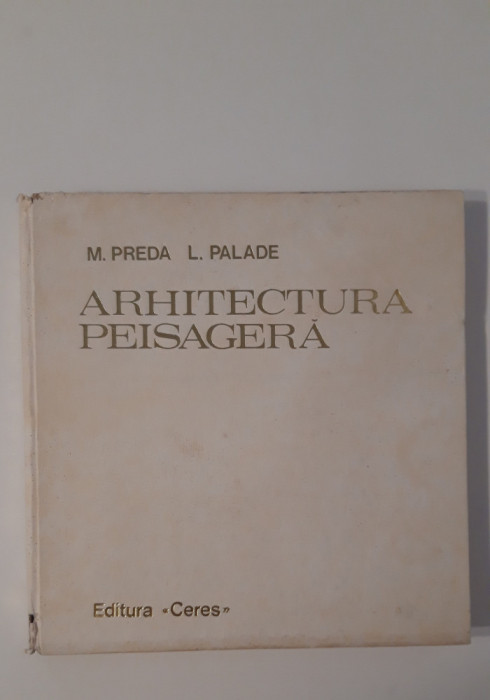 M Preda L Palade Arhitectura peisagera