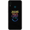 Husa silicon pentru Huawei Y9 2019, Jesus Paints A Smile In Me