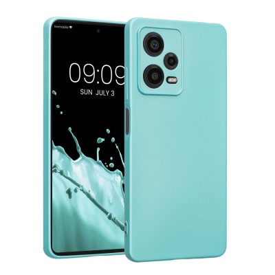 Husa Kwmobile pentru Xiaomi Redmi Note 12 Pro 5G, Verde deschis, Silicon, KWM000018CO007C foto