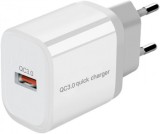 Incarcator priza quick charge 5V/ 3A 1 porturi USB Alb