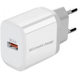 Incarcator priza quick charge 5V/ 3A 1 porturi USB Alb