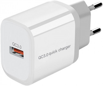 Incarcator priza quick charge 5V/ 3A 1 porturi USB Alb foto