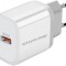 Incarcator priza quick charge 5V/ 3A 1 porturi USB Alb