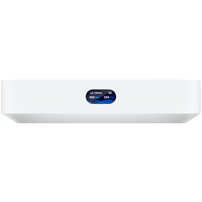 UBIQUITI Compact UniFi Cloud Gateway with a full suite of advanced routing and sec features,Manages 30+ UniFi devices and 300+ clients;1Gbps routing w