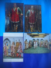 HOPCT LOT 2829 STEFAN CEL MARE -DOMNITOR MOLDOVEAN 4 CARTI POSTALE-CIRCULATE