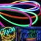 Banda LED Neon Flex 5 metri 24V CULOARE ALBASTRU