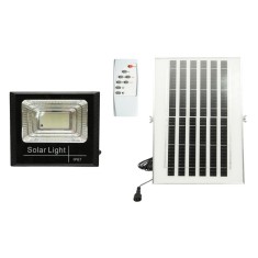Proiector LED solar 100W cu telecomanda, panou 8W si IP67 Breckner