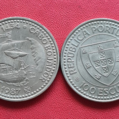 Portugalia 100 escudos 1987 Cabo Bojardor