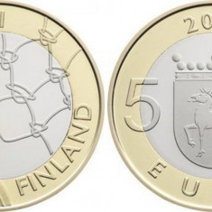 Finlanda moneda comemorativa 5 euro 2011 - Regiunea Aland - UNC