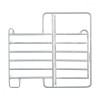 Panou Pășune cu Poartă Kerbl 240x220cm, Zincat, Gard Fermă, Accesorii Incluse