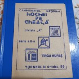 Program Turneu 3 Hochei 4-11 12 1989
