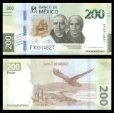 MEXIC █ bancnota █ 200 Pesos █ 2023 █ P-W131A █ COMEMORATIV 30 ani autonomie UNC