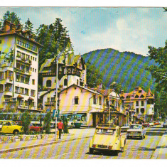 CPIB 18801 CARTE POSTALA - SINAIA. AUTOTURISMDE EPOCA, NECIRCULATA