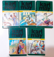 Karl May - Ciclul Dragostea Ulanului 5 Volume Complet Opere Vol. 39,40,41,42,43 foto