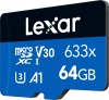 Lexar microSDXC 633x UHS-I/A1/U3/10 R95/no adap (V30) 64GB
