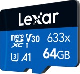 Lexar microSDXC 633x UHS-I/A1/U3/10 R95/no adap (V30) 64GB