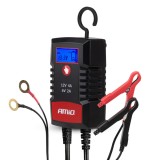 Redresor digital AMiO PRO HOOK 6V/12V 4A pentru acumulatori AGM, GEL si LiFePO4
