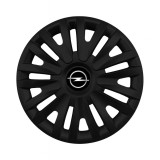 Set 4 capace roti potrivite jantelor de 15 inch (R15) compatibile OPEL, Model - 313 Black