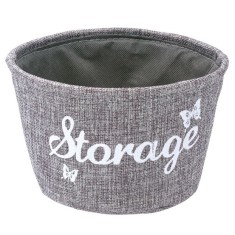 Cos de depozitare &amp;#039;&amp;#039;Storage&amp;#039;&amp;#039;, Gri/Alb, 21 x 11 cm, ConceptSeller foto