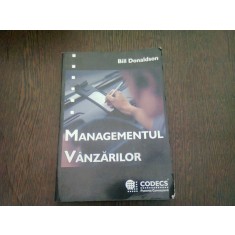 MANAGEMENTUL VANZARILOR - BILL DONALDSON