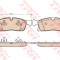 Set placute frana,frana disc MERCEDES M-CLASS (W166) (2011 - 2016) TRW GDB1946