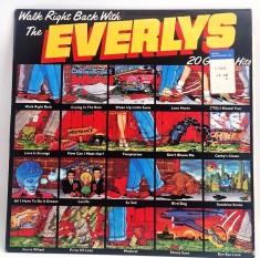 The Everly Brothers &lrm;&ndash; Walk Right Back With The Everlys (20 Golden Hits) VG / VG+ vinil Lp disc Warner Bros Uk 1975