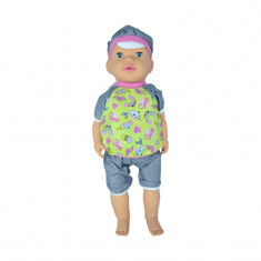 Papusa baietel 60 cm pentru fete 3+ ani Mini Junior 056228-3J, Multicolor foto