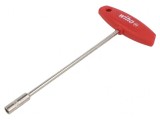 Cheie tubulară HEX 7mm oțel crom-vanadium nichelată