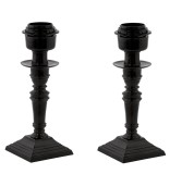 Cumpara ieftin Set 2 lampi de masa in forma de sfesnic Eglo Margate, inaltime 34.5 cm, E27, 60 W, 230 V, becul nu este inclus, negru