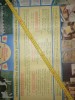 AFIS VECHI - CALENDAR MARE -1988 - PRETURILE CU CARE ERA COLECTAT LAPTELE ...