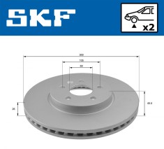SKF VKBD 80221 V2 Disc frana foto