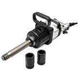 Pistol pneumatic de impact Pinless Hammer profesional 1 inch, cuplu 3600Nm, 3 trepte de putere R/L, presiune 8 bar, tubulare 32mm, 33mm incluse Breckn
