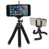 Suport Mini Trepied Flexibil Multifunctional pentru Telefon sau Camera Video, Negru, M-Life