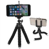 Cumpara ieftin Suport Mini Trepied Flexibil Multifunctional pentru Telefon sau Camera Video, Culoare Negru