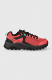 Columbia pantofi Trailstorm femei, culoarea roșu 2044361