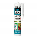 Etanseizant Acrilic Bison, 300 ml, Alb, Bison Acrylic Universal, Mastic Etanseizant Acrylic Universal, Mastic Acrilic Etansare Bison, Silicon Alb Etan