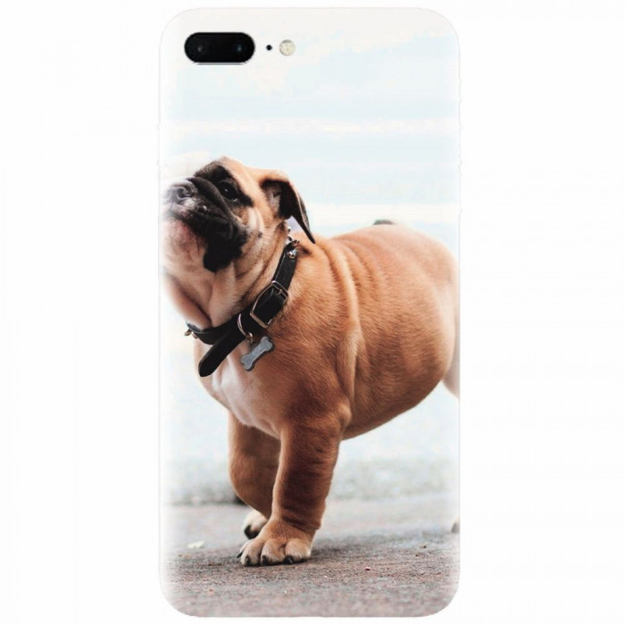 Husa silicon pentru Apple Iphone 7 Plus, Little Dog Puppy Animal