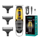 Aparat de tuns V981, USB, LED, 5W, cu accesorii