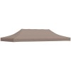 Acoperiș pentru cort de petrecere, gri taupe, 6 x 3 m, 270 g/m&sup2;