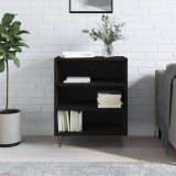 vidaXL Servantă, negru, 57x35x70 cm, lemn prelucrat