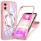 Husa 360&Atilde;&sbquo;&Acirc;&deg; iPhone 12 Techsuit ColorVerse MagSafe, roz