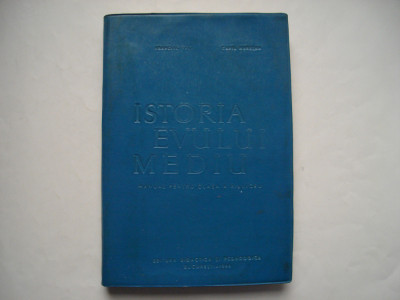 Istoria evului mediu (manual pentru clasa a X-a, 1966) - F. Pall, C. Muresan foto