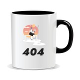 Cana personalizata cu mesaj pentru pescari, 404 Fish not found