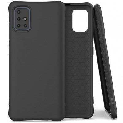 Husa TPU OEM Soft Color pentru Samsung Galaxy A51 A515, Neagra foto