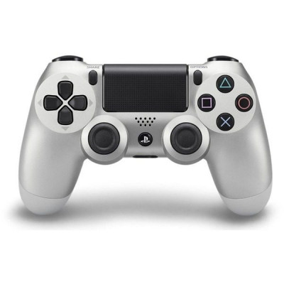 Controller wireless Sony Dualshock 4 pentru Playstation 4, Argintiu foto