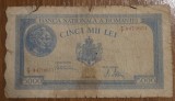 Bancnota 5000 Lei 1945 Romania - Numismatica Bancnote Romanesti