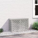 Husa Protectie Aer Conditionat vidaXL 90x40x60cm Otel Inoxidabil Argintiu