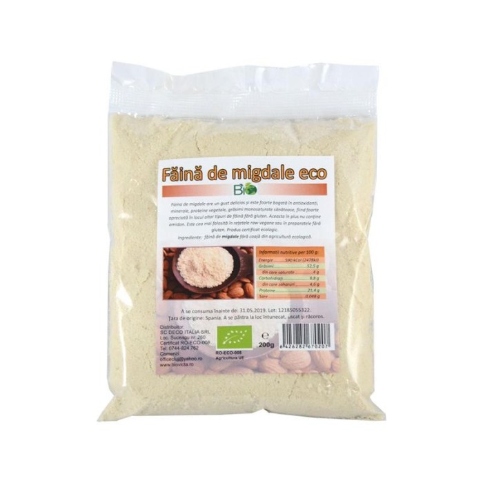 Faina de Migdale Bio 200 grame Deco Italia